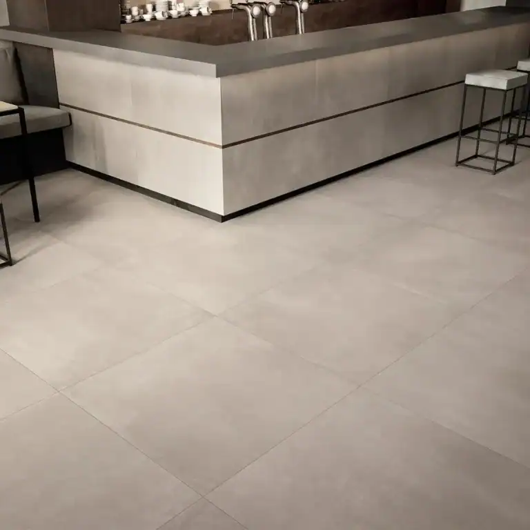 Osaka light Grey concrete effect tile