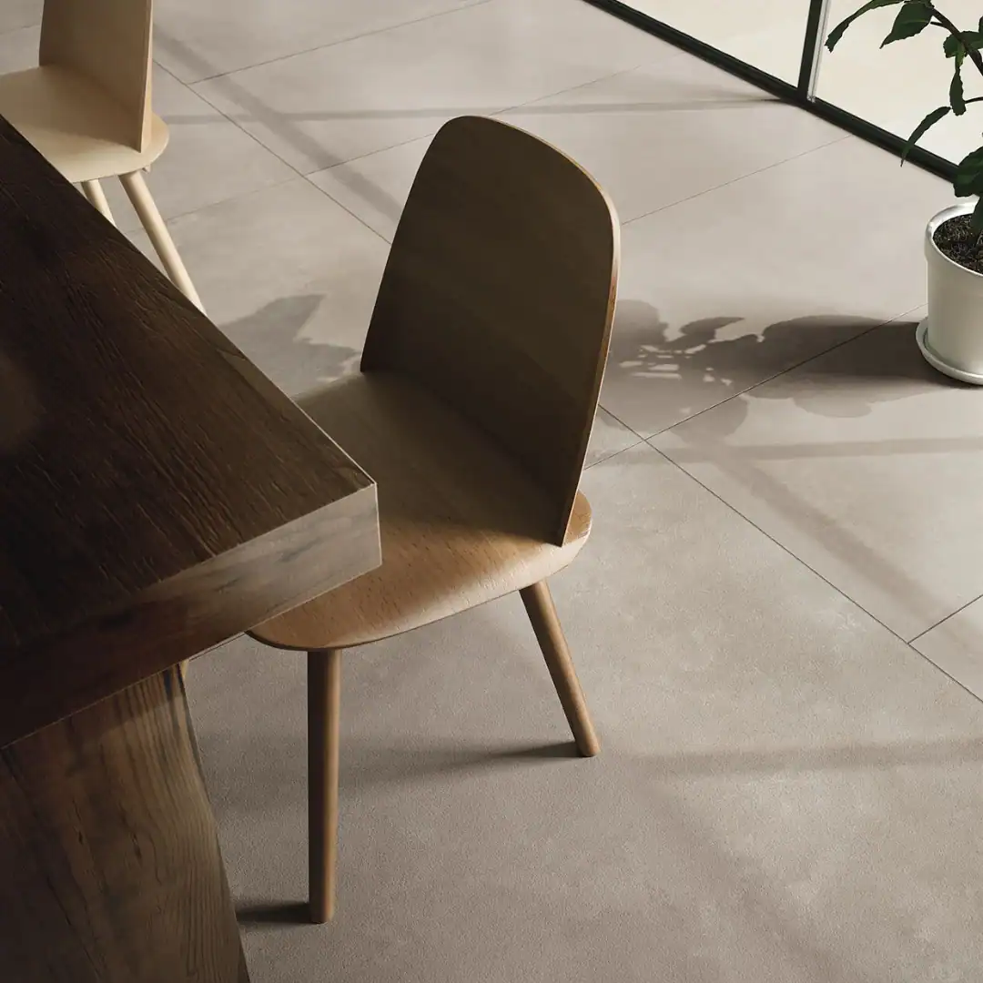 Osaka light Grey concrete effect tile