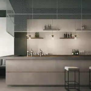 Osaka light Grey concrete effect tile