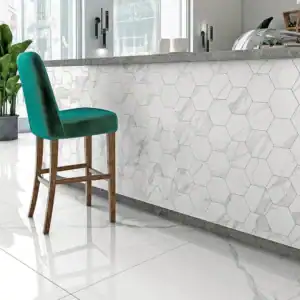 Monarch Hex mosaic matt 30x30 Setting