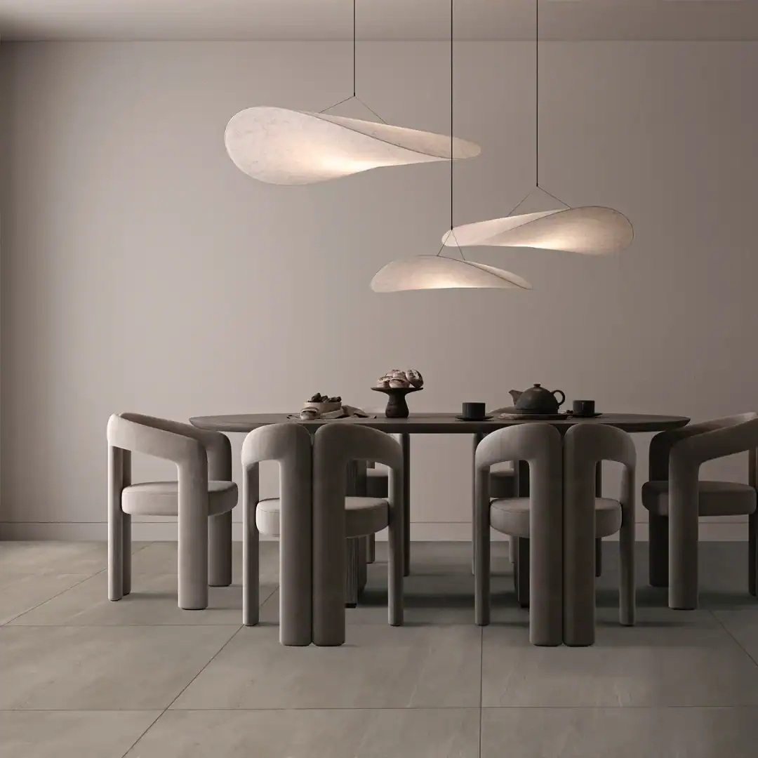 Pietra Savona Taupe 60x60 stone-effect tile setting