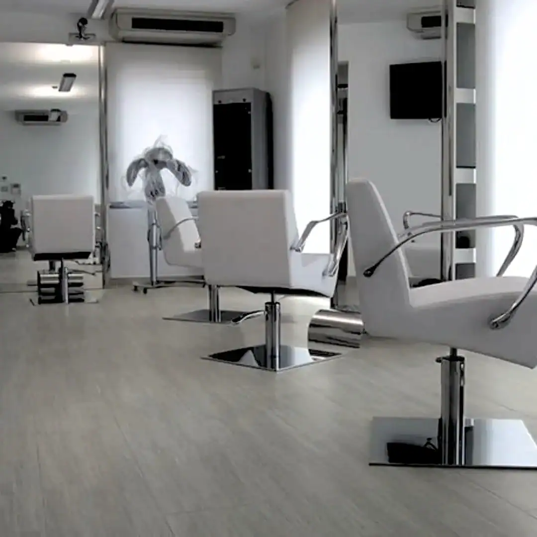 Parma Silver metallic tile setting