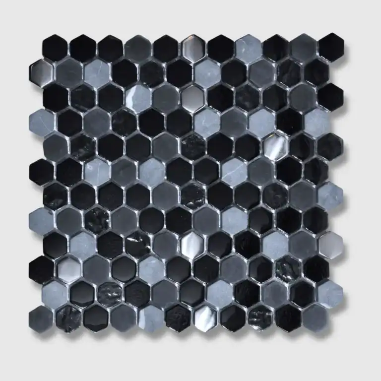 Hexagon Black tile
