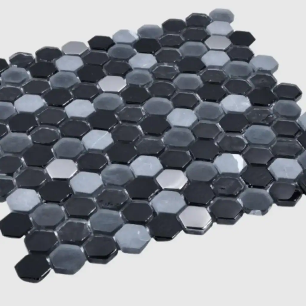 Hexagon Black tile