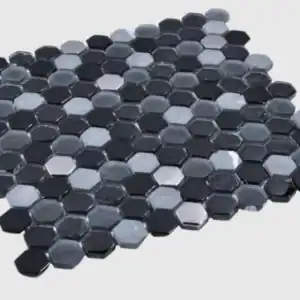 Hexagon Black tile
