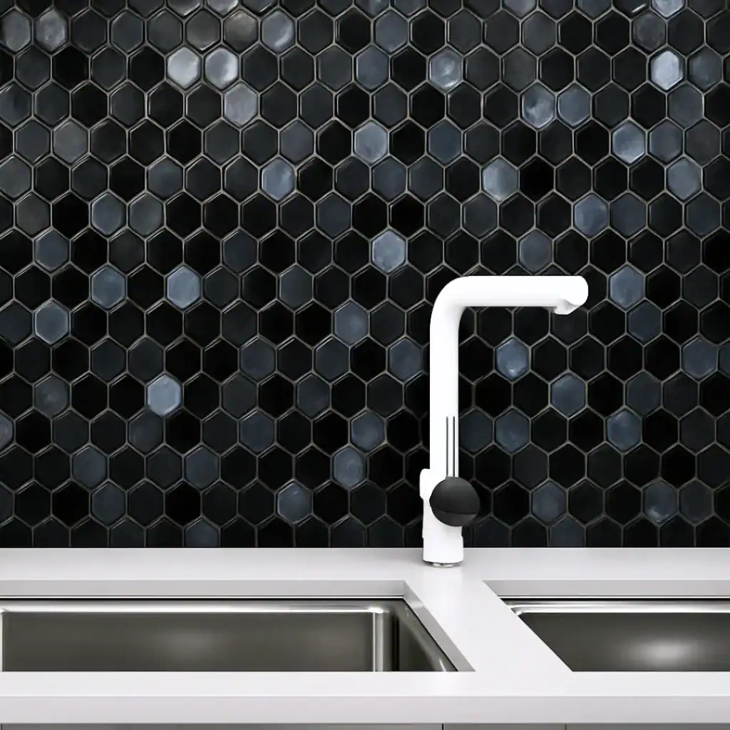 Hexagon Black setting