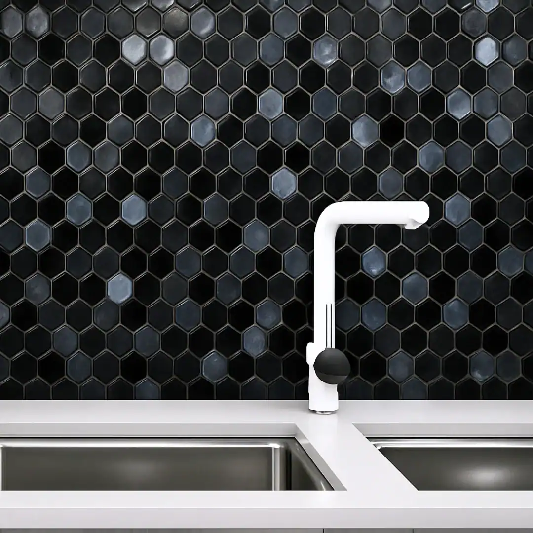 Hexagon Black setting