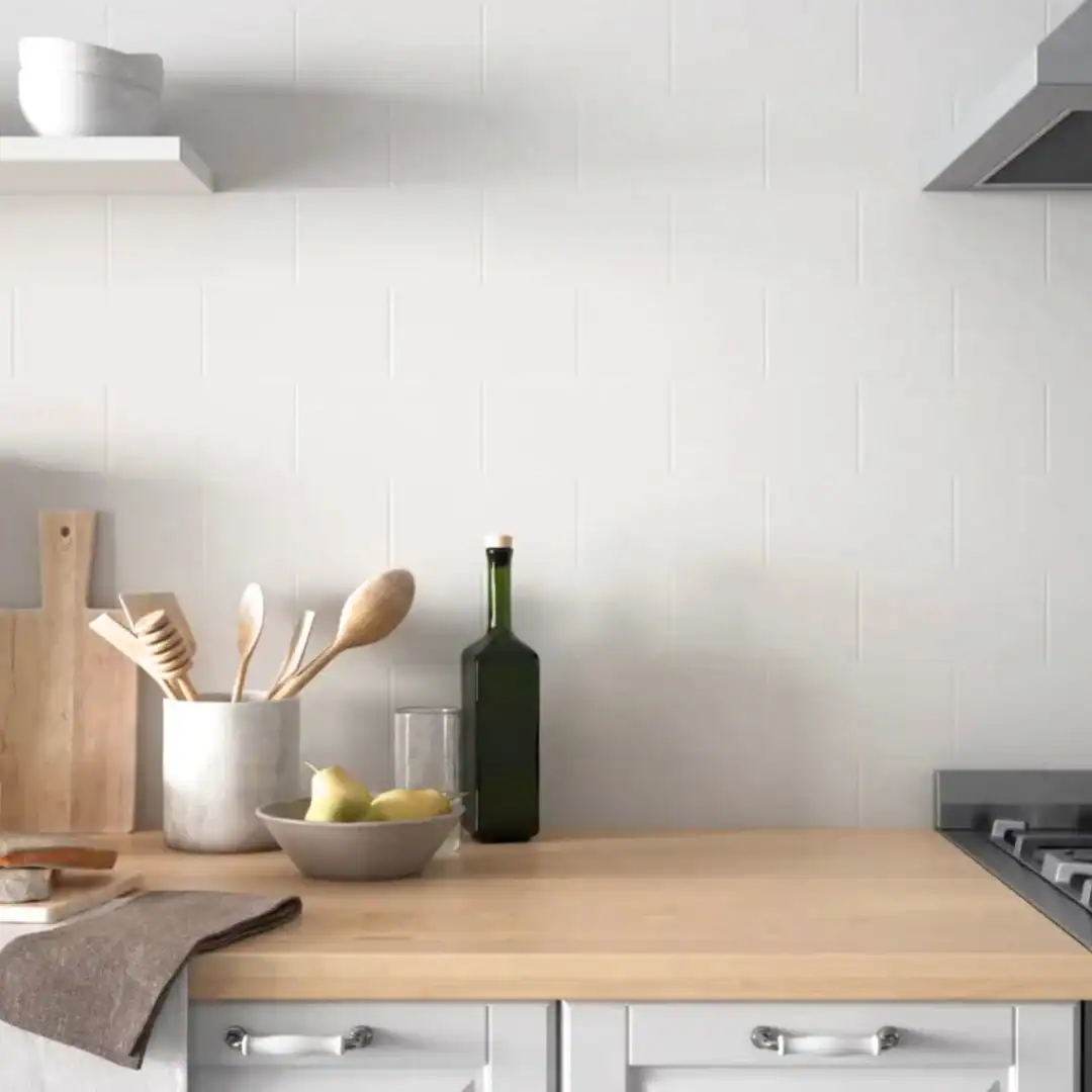 Monocolour Blanco Silk 10x20 setting