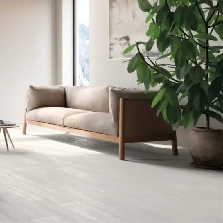 Parma Platinum porcelain tile setting