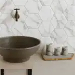 Monarch Hex mosaic matt 30x30 Setting