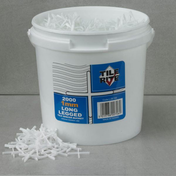 1mm Long Leg Tile Spacer Buckets (1500)
