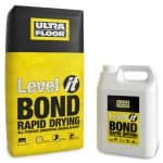 Ultra Level IT Bond: Rapid Drying Multi Purpose Smoothing Underlayment 20Kg+4Ltr