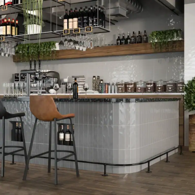 Oregon grey metro tile setting