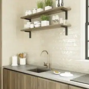 Oregon ivory metro tile setting