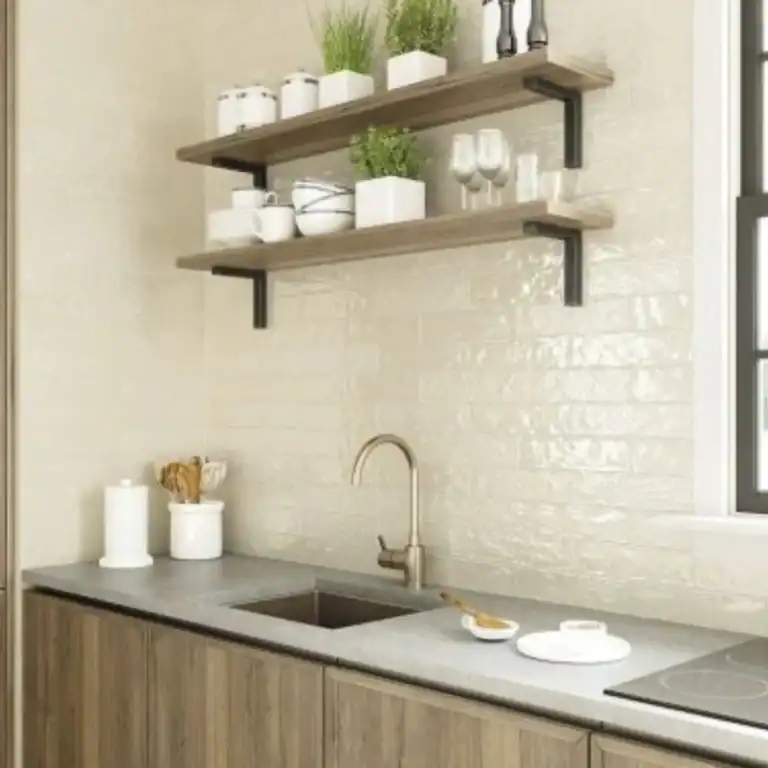 Oregon ivory metro tile setting