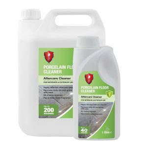 Porcelain floor cleaner