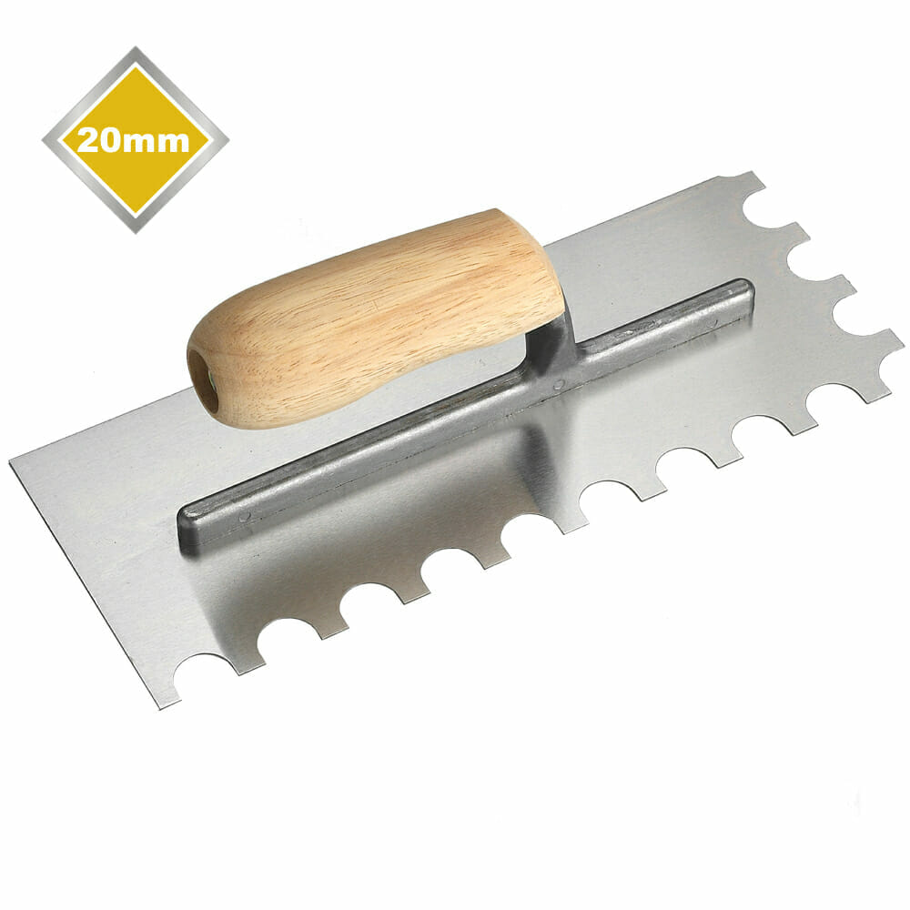 20mm u on sale notch trowel
