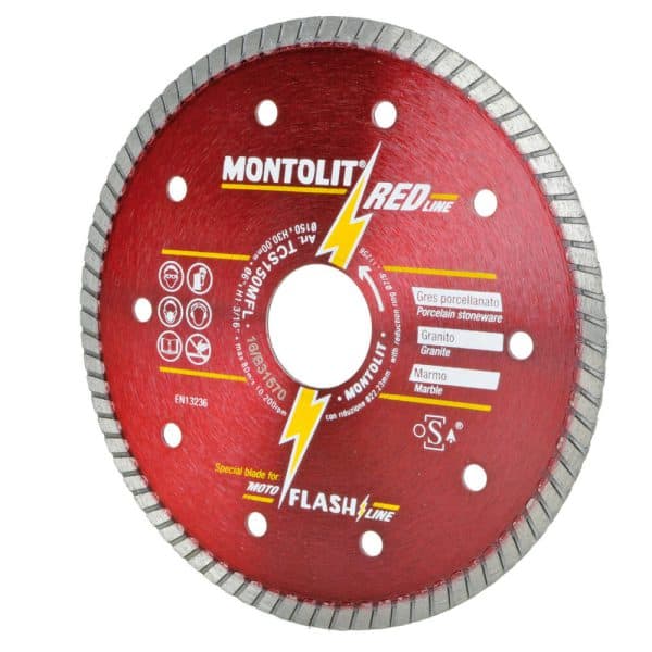 Montolit 150mm Diamond Blade For Moto Flashline