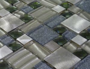 grecian silver modular tile