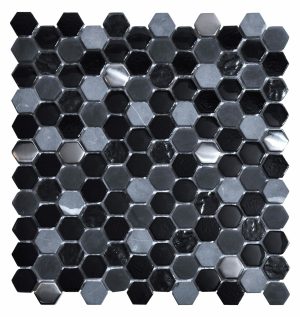 hexagon black