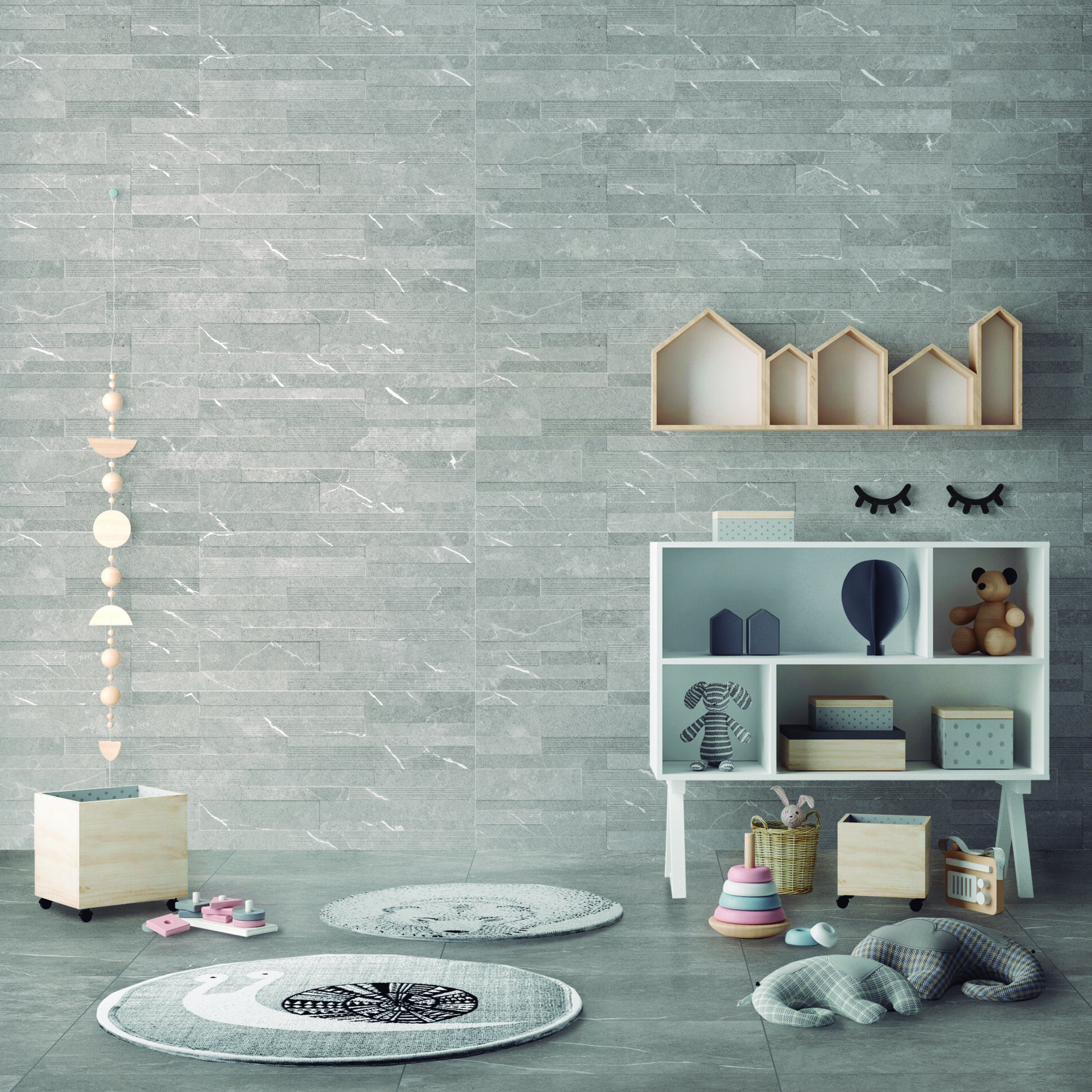 Sicily grey decor roomset