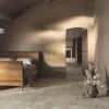 Aged Stone Sable floor bedroom