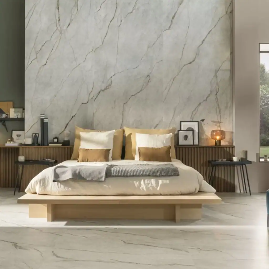 Eternal porcelain grey tile marble effect matt and finish