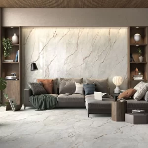 Eternal porcelain grey tile marble effect glossy and matt finish