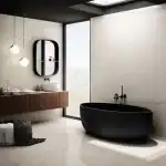 Ethereal porcelain white tile marble effect glossy finish