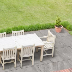 Europa Grey stone effect porcelain outdoor tile