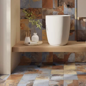 Flagstone Cotto stone effect porcelain tile