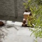 Fossilstone Grey Decor stone effect porcelain tile