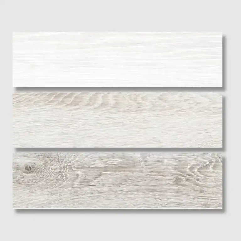 French Parquet Blanc porcelain wood effect tiles
