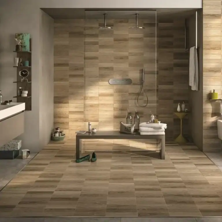 French Parquet Chene Porcelain wood effect tiles