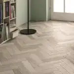 French Parquet Blanc porcelain wood effect tiles