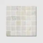Garla Pearl quartzite stone effect porcelain tile mosaic