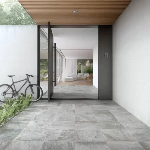 Garla Grey quartzite stone effect porcelain tile