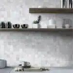 Garla Grey quartzite stone effect porcelain tile mosaic