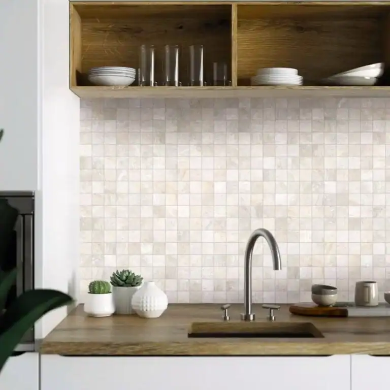 Garla Stone quartzite stone effect porcelain tile mosaic