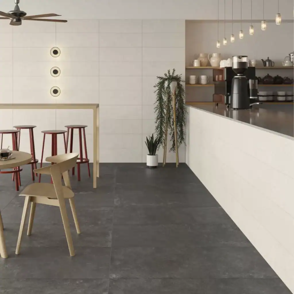 Grange Beige concrete effect ceramic tiles