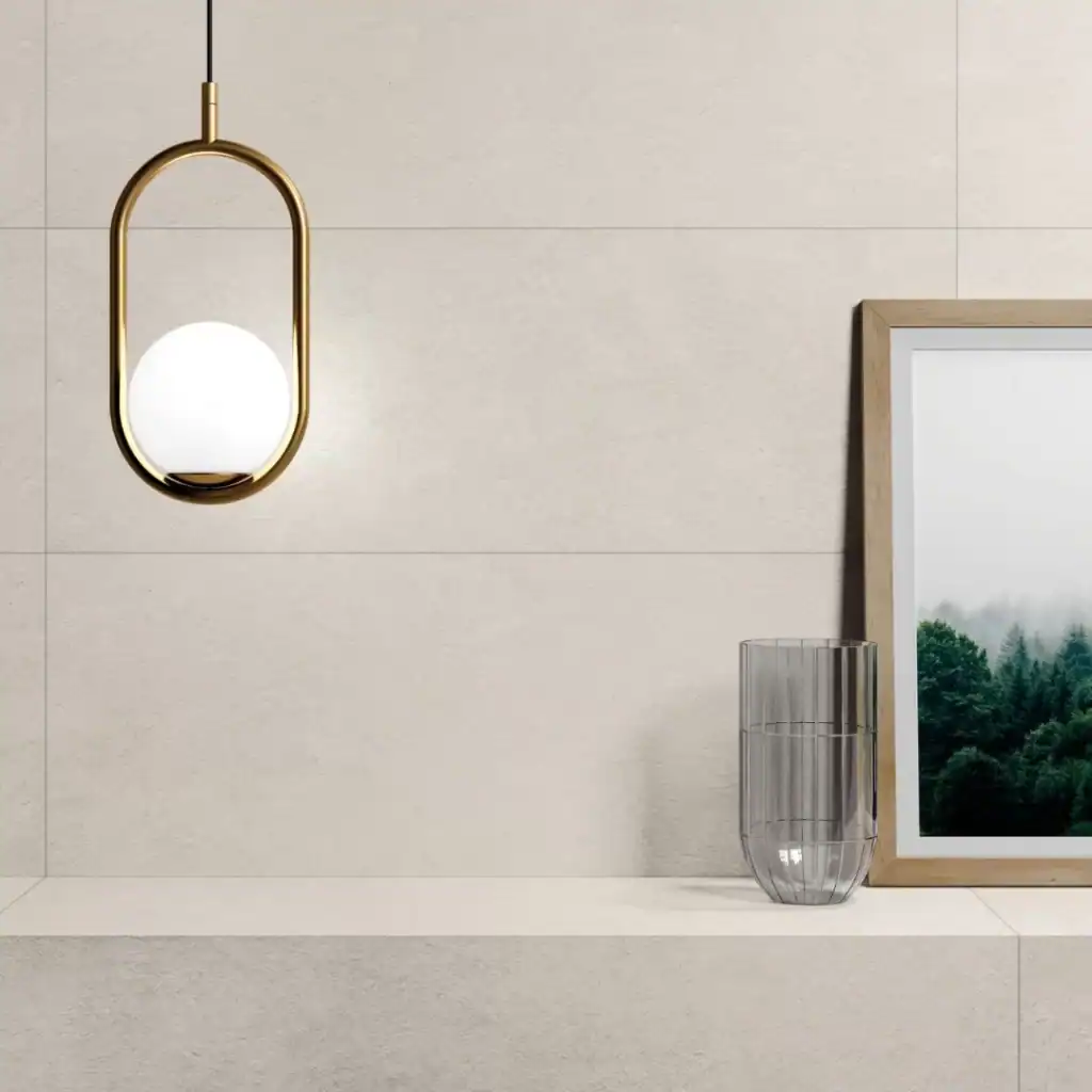 Grange Beige concrete effect ceramic tiles