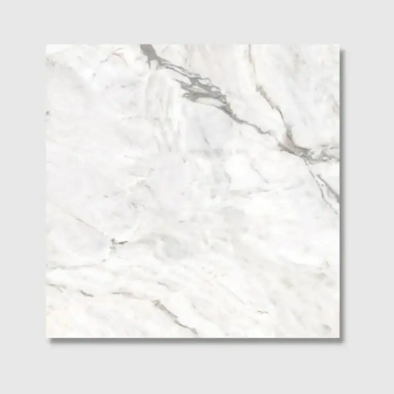 white marble effect porcelain tile