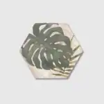 Hexagonal Patterned Leaves Tile