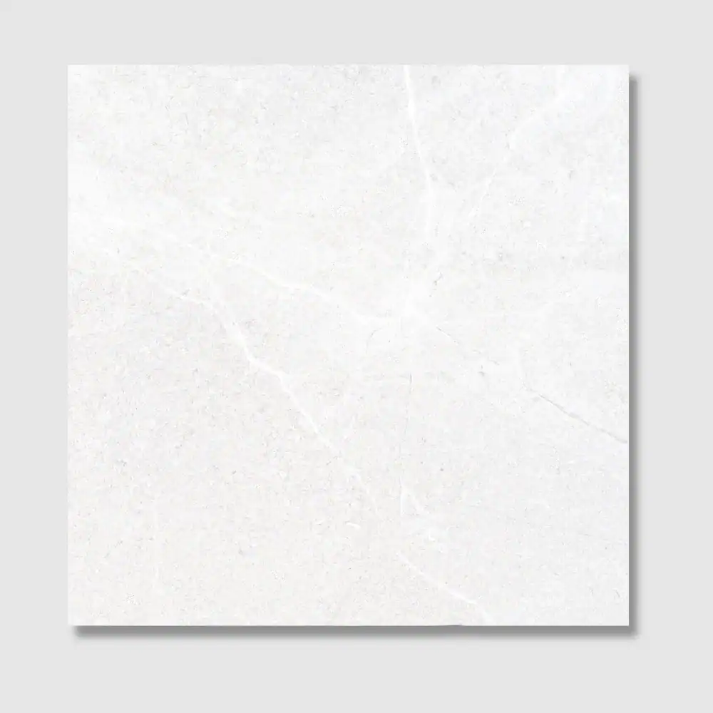 white veined stone tile