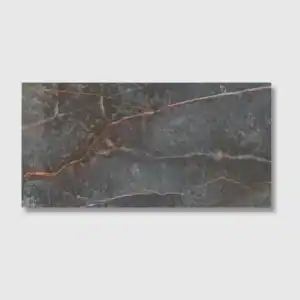 blue marble-effect porcelain tile