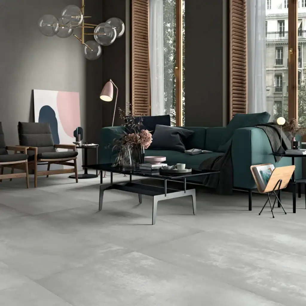 grey metal wall tile