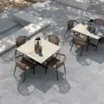 grey textured stone effect tile