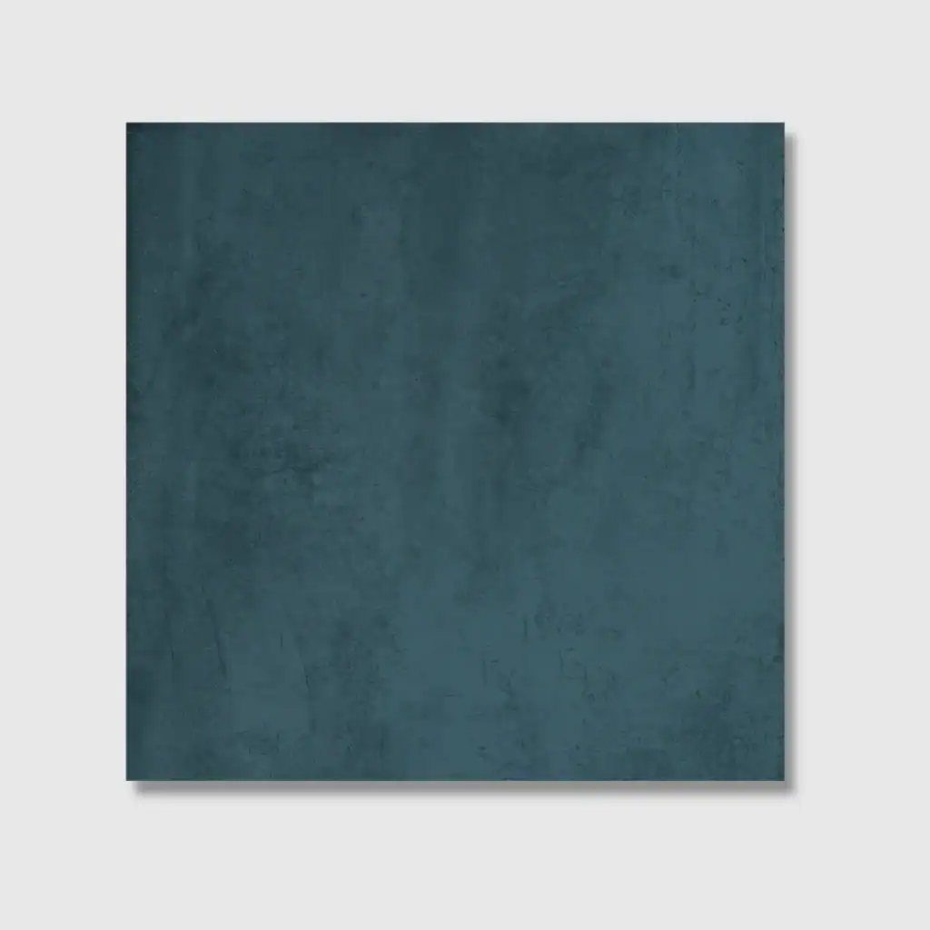 petrol blue metal tile