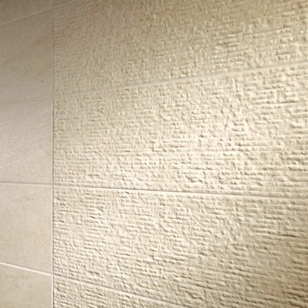 beige linear wall tile