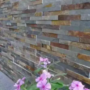 rustic natural slate wall cladding